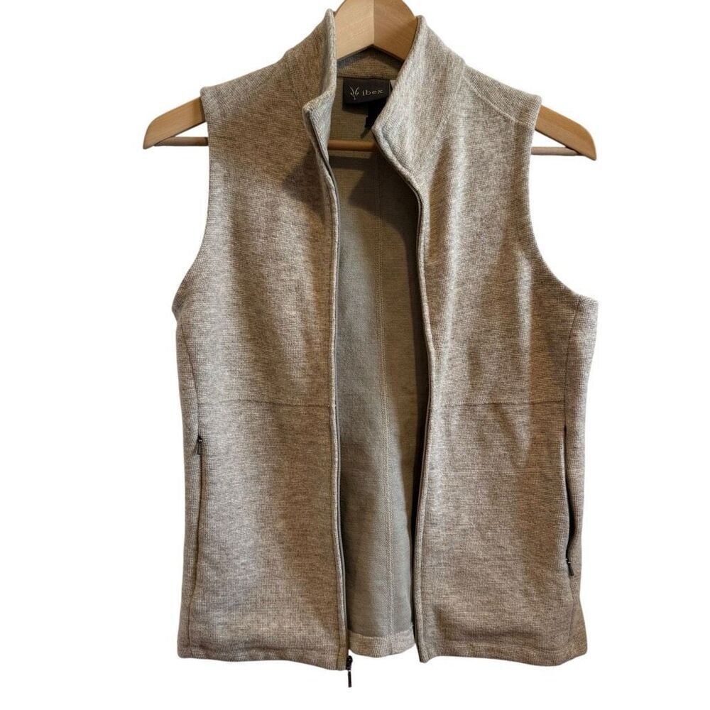 Ibex Carrie Merino Wool Vest Size S